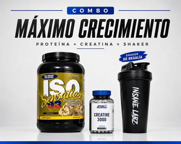 Proteína ISO + Creatina Monohidratada 120 cápsulas + Shaker