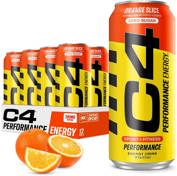 C4 Energy (Pack 12 Unidades) Bebida energética carbonatada sin azúcar
