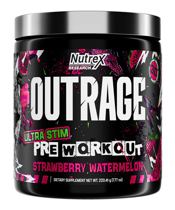 Pre entreno Outrage Nutrex 30 Servidas