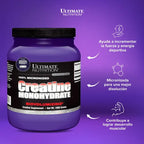 Creatina Monohidratada 200 servidas Ultimate Nutrition (1000g)
